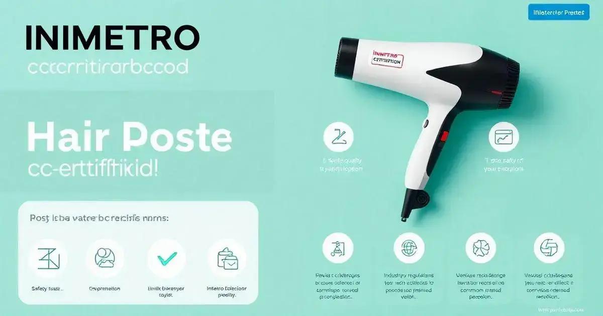 5 Passos para Obter a Certificação INMETRO em Secadores de Cabelo