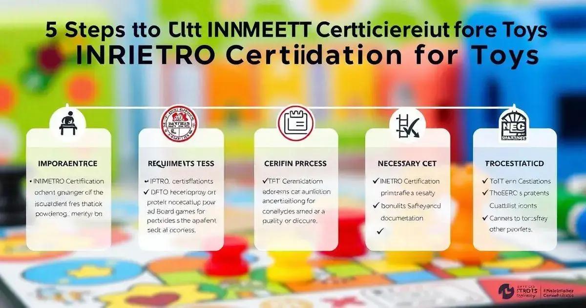 5 Passos para Obter a Certificação INMETRO para Brinquedos