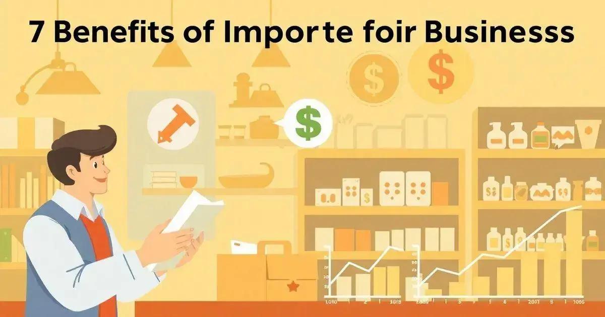7 Benefícios da Importação para Pequenas Empresas