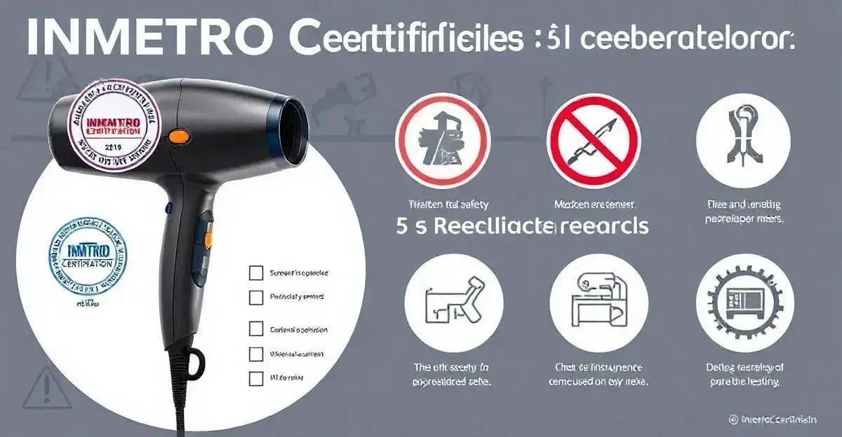 Certificação INMETRO: 5 Requisitos para Secadores de Cabelo