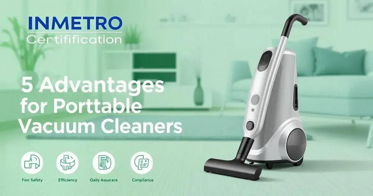 Certificação INMETRO: 5 Vantagens para Aspiradores Portáteis