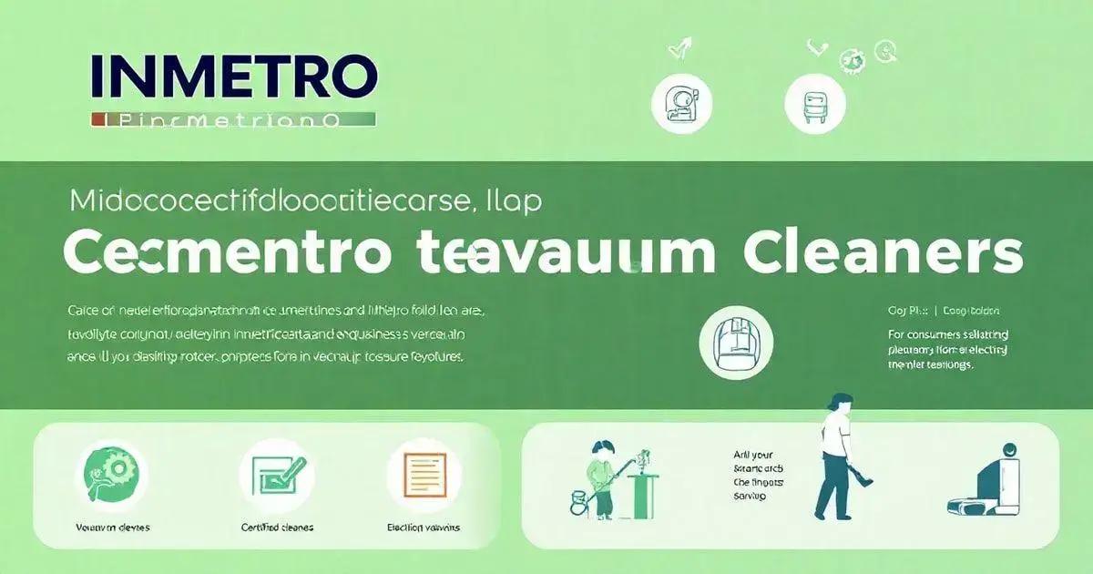 Certificação INMETRO: Normas para Aspiradores de Pó