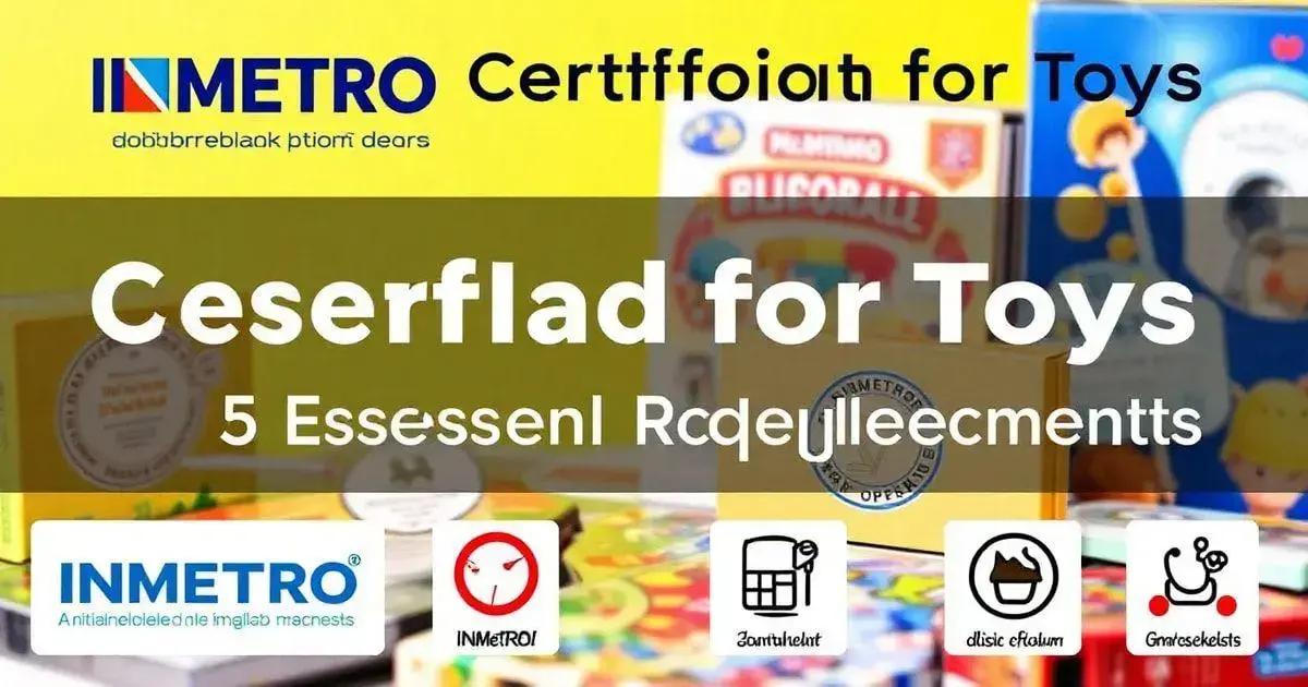 Certificação INMETRO para Brinquedos: 5 Requisitos Essenciais