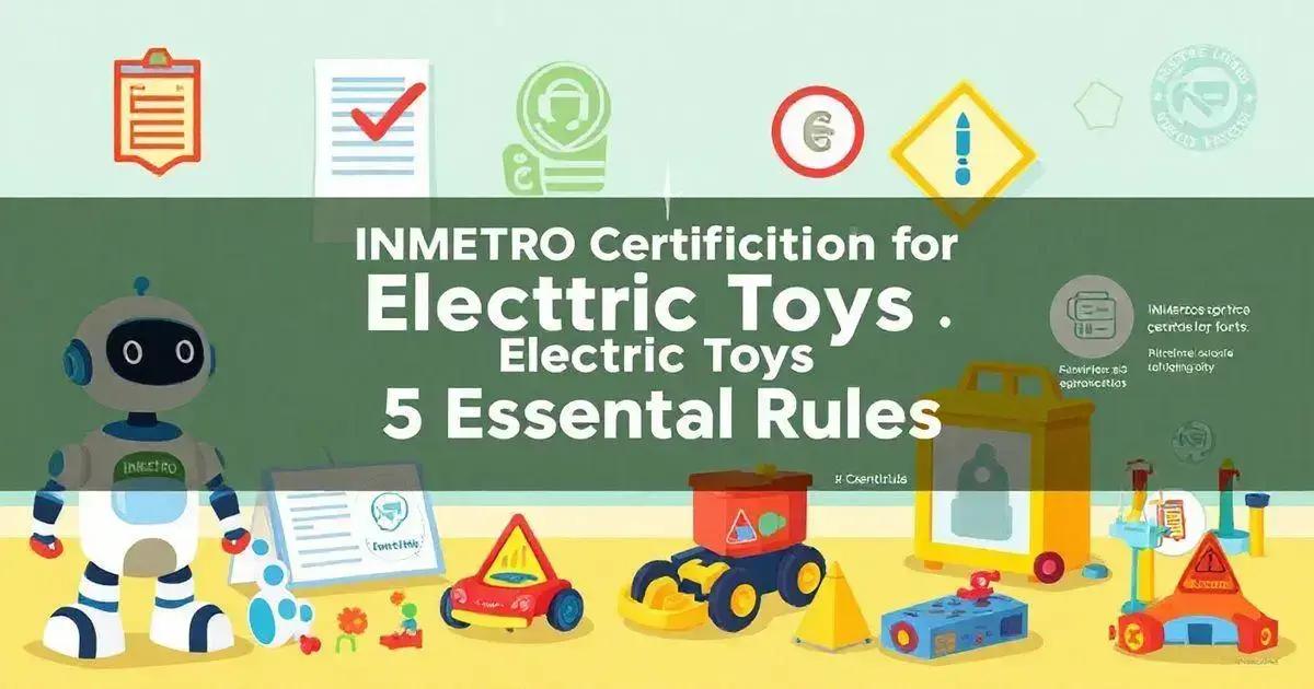 Certificação INMETRO para Brinquedos Elétricos: 5 Regras Essenciais