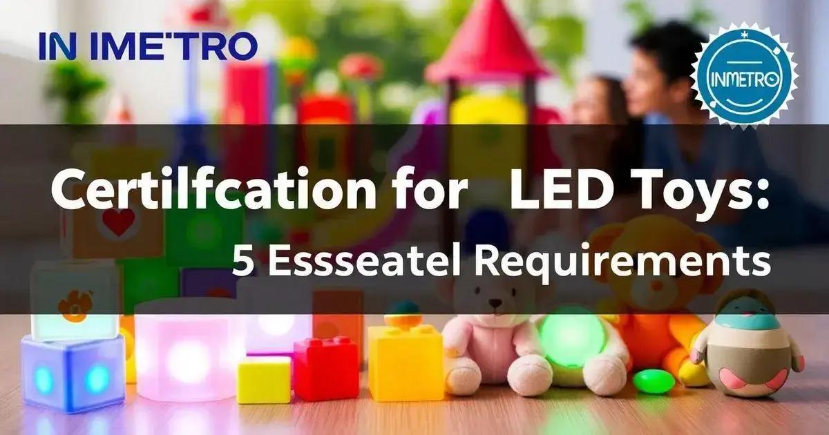Certificação INMETRO para Brinquedos LED: 5 Requisitos Essenciais