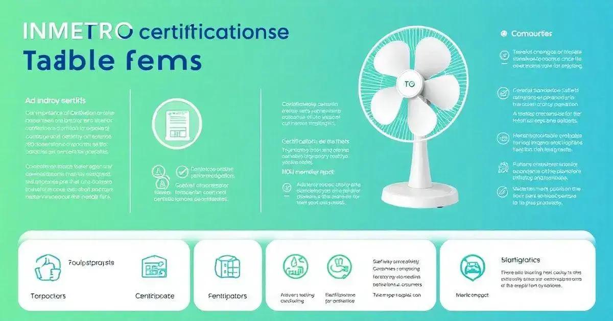 Certificação INMETRO para Ventiladores de Mesa: Normas Essenciais