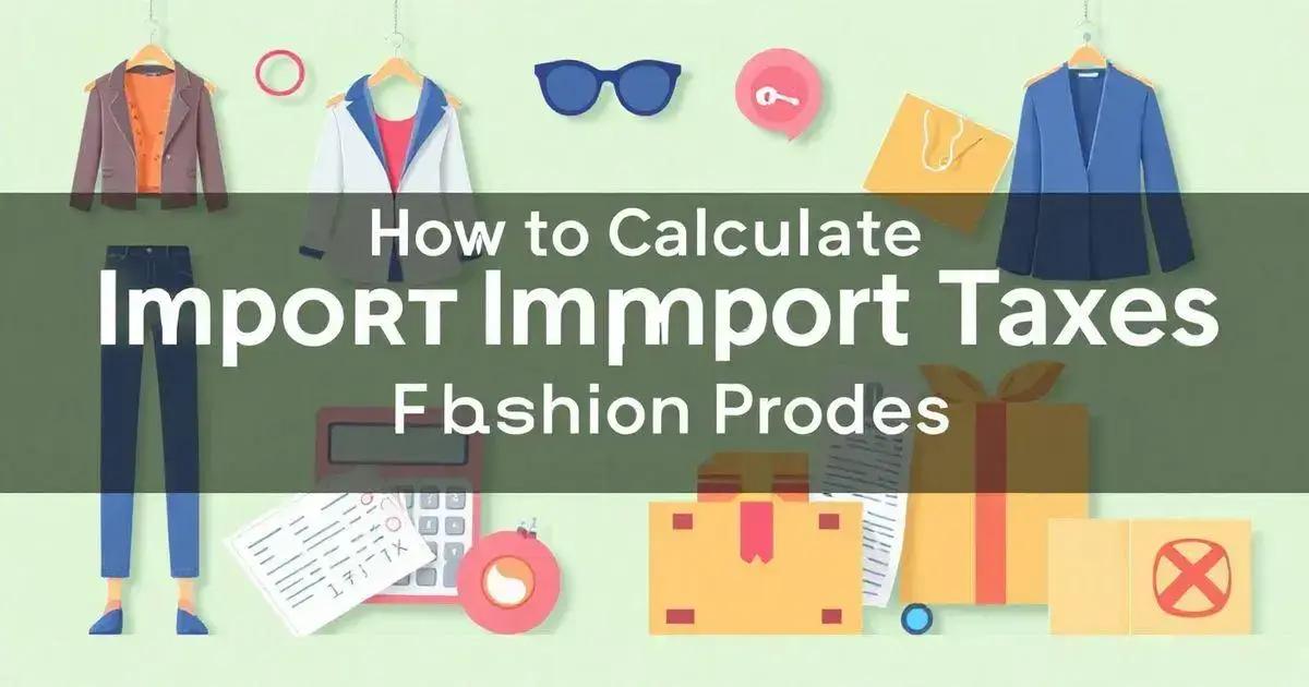 Como Calcular Impostos para Importação de Produtos de Moda