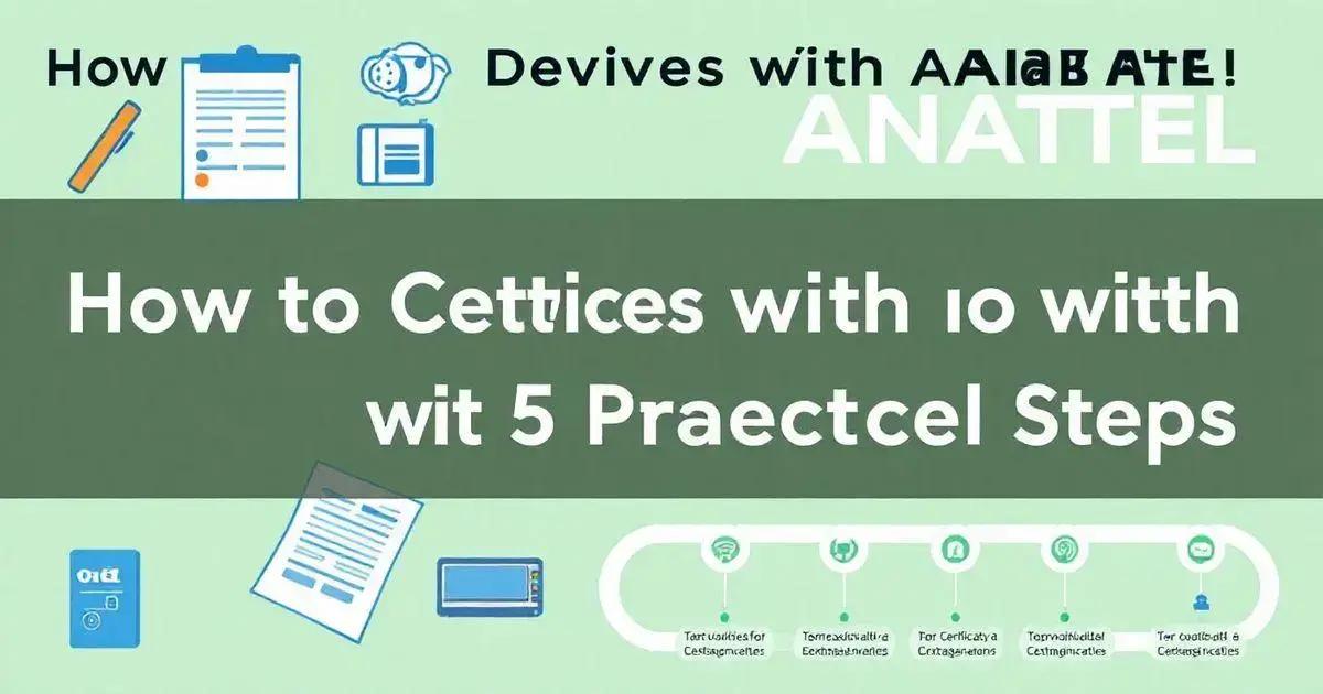 Como Certificar Dispositivos com ANATEL em 5 Passos Práticos