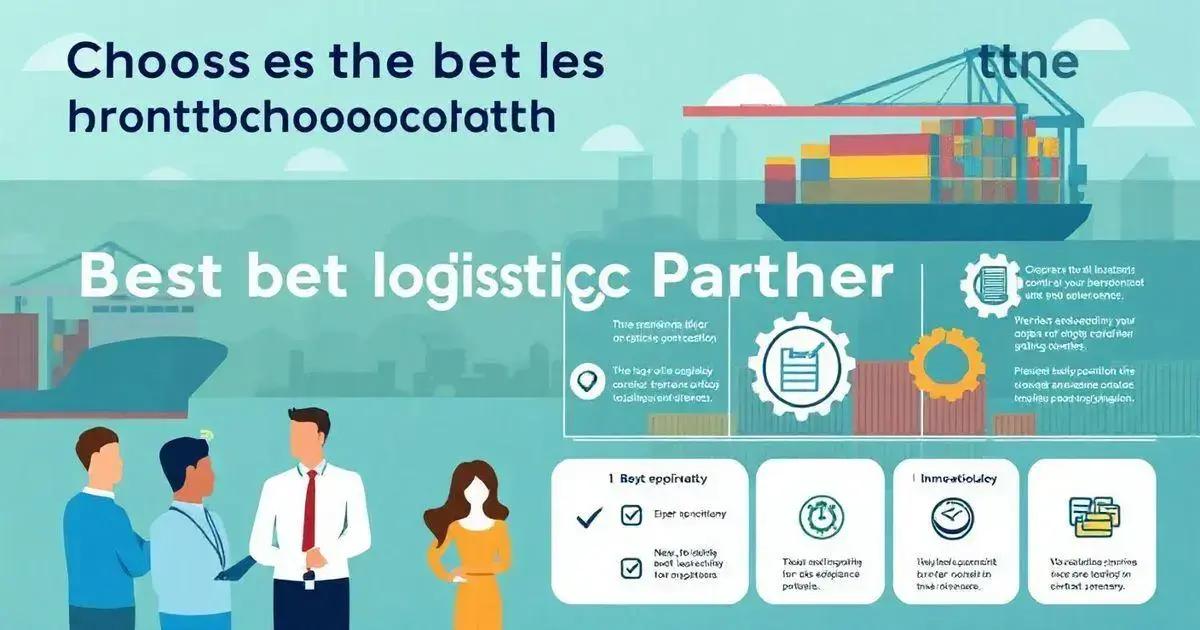 Critérios para Avaliar Parceiros Logísticos