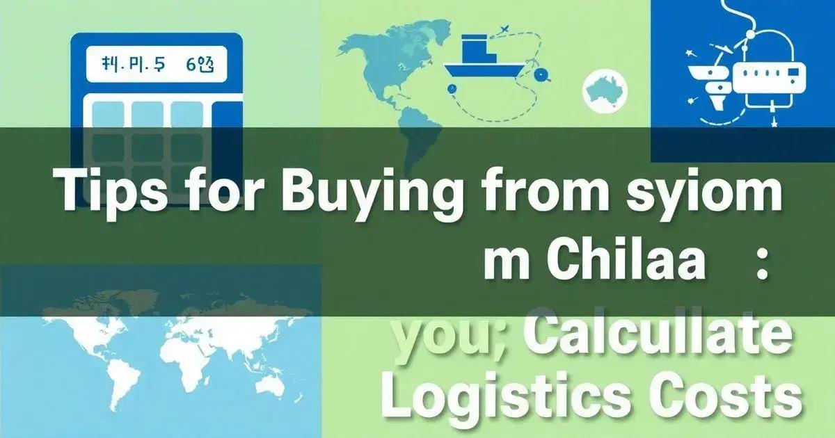 Dicas de Como Comprar na China: Calcule Custos Logísticos