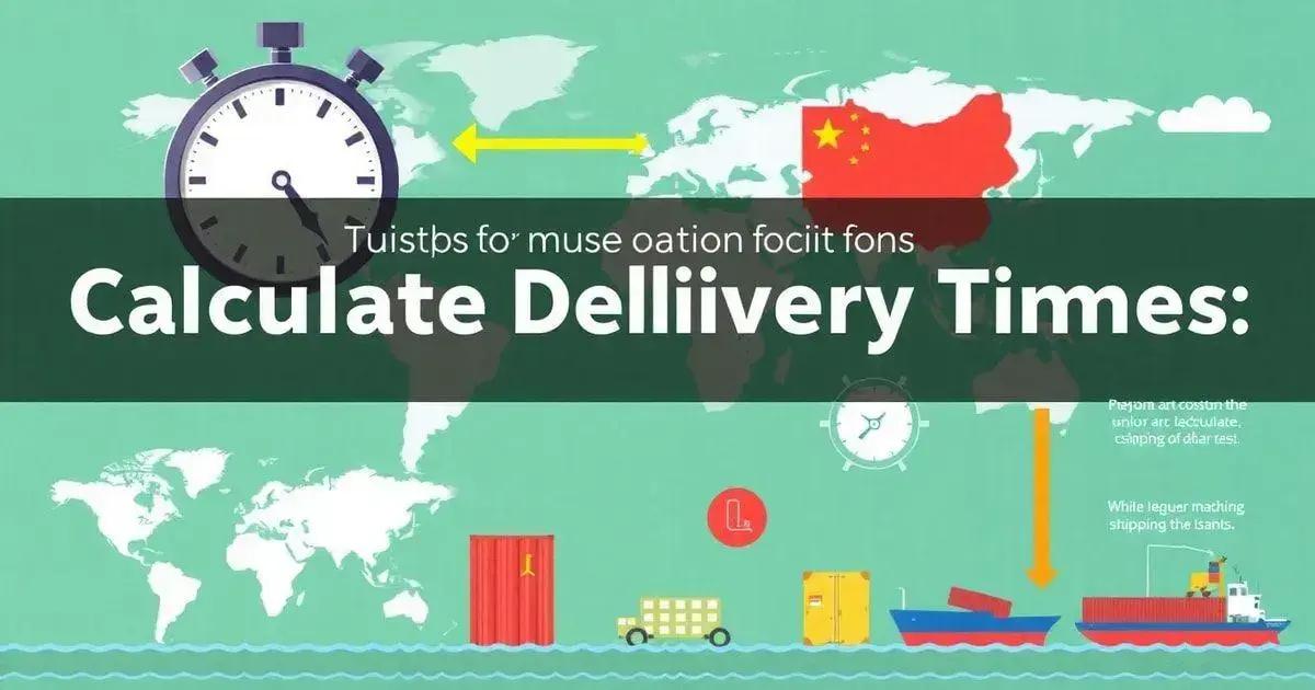 Dicas de Como Comprar na China: Calcule Prazos de Entrega