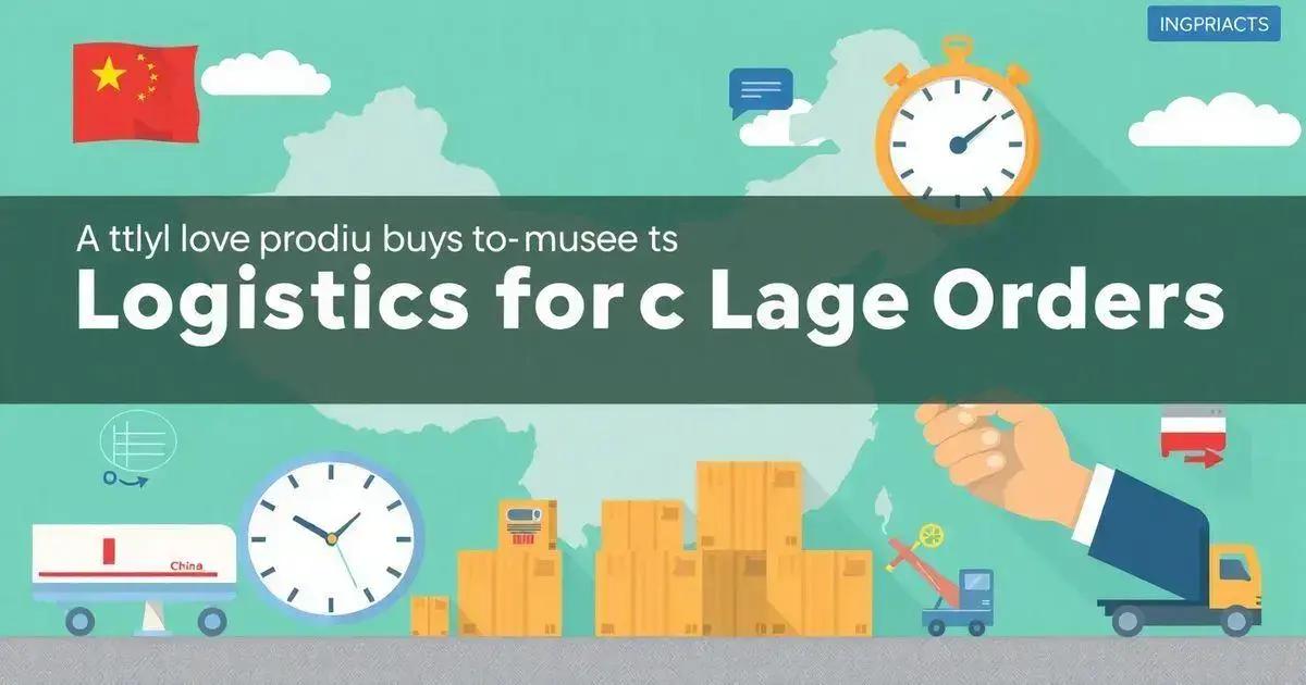 Dicas de Como Comprar na China: Logística de Grandes Pedidos