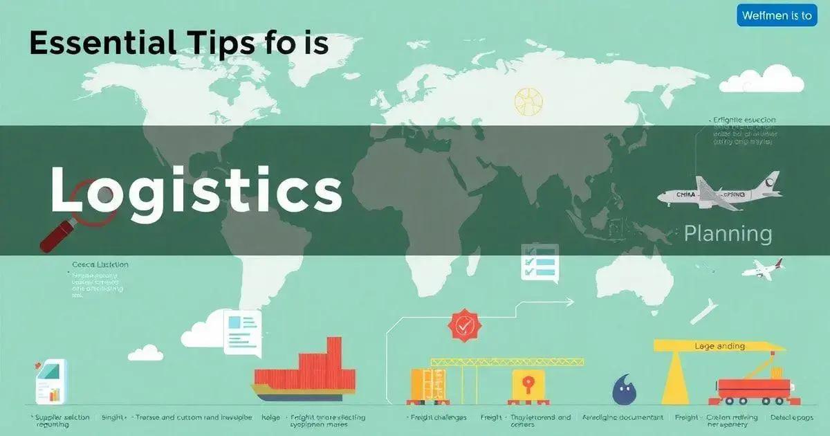 Dicas Essenciais para Planejamento Logístico ao Comprar na China