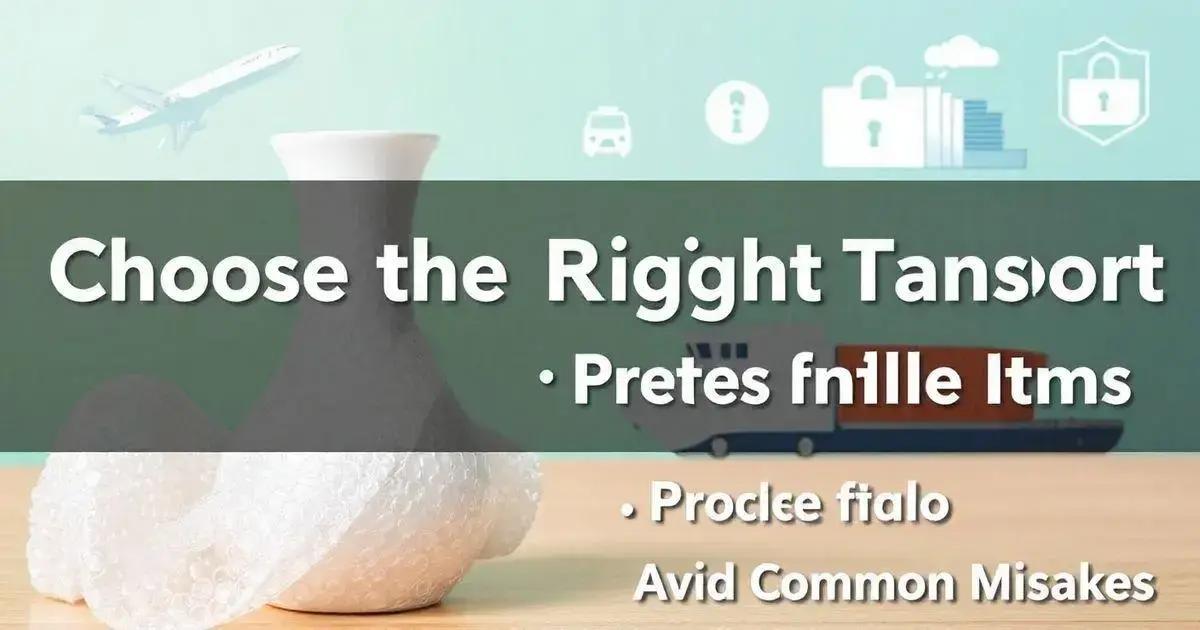 Dicas para Proteger Itens Frágeis Durante o Transporte