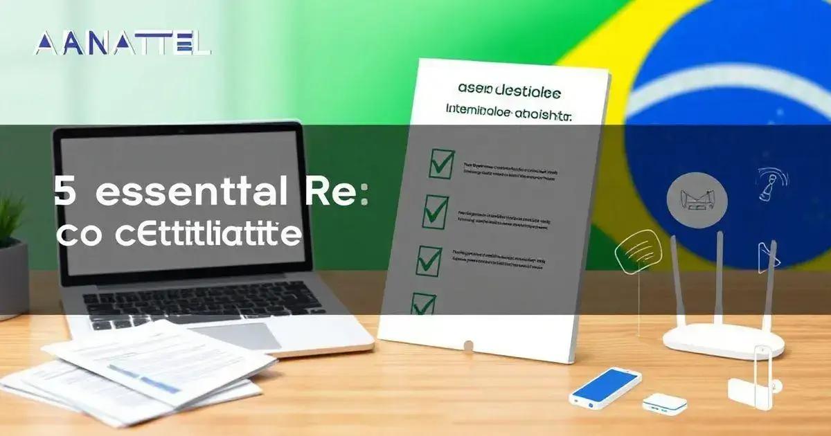 Documentação Necessária para Certificação