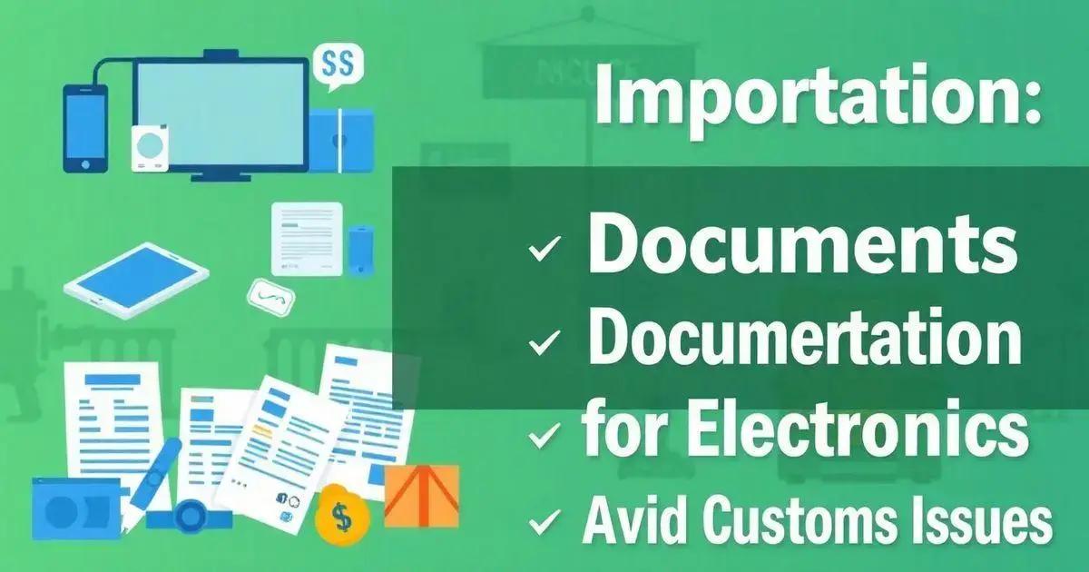 Documentos Necessários para Importação de Eletrônicos