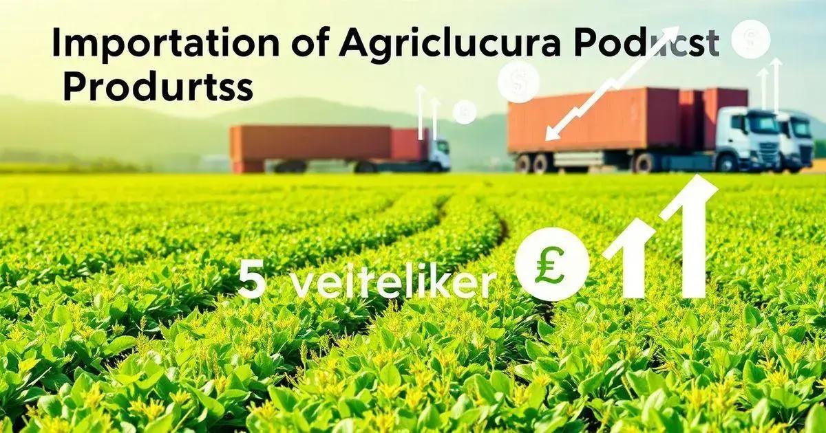 Impacto Econômico da Importação no Setor Agrícola