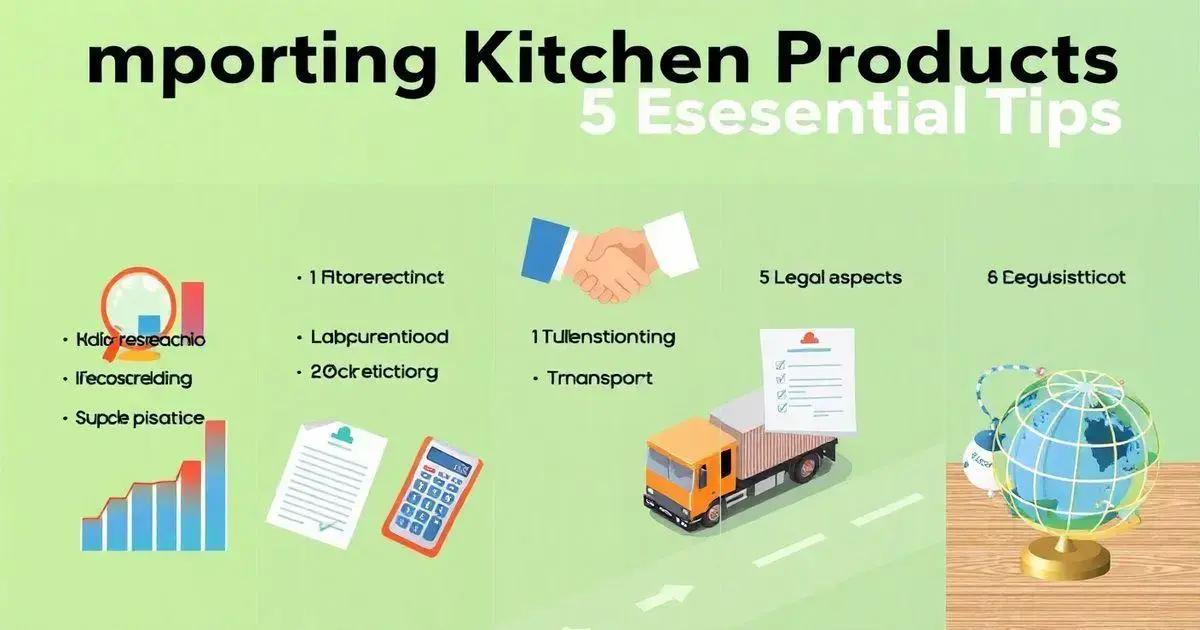 Importação: 5 Dicas Essenciais para Produtos de Cozinha