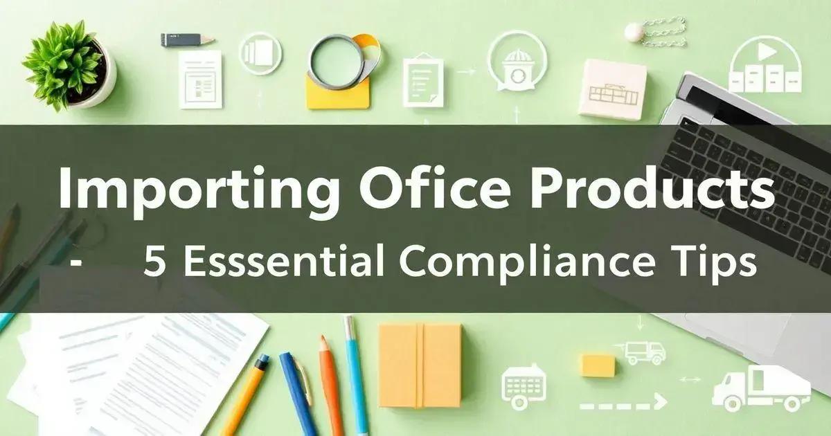 Importação de Produtos de Escritório: 5 Dicas Essenciais para Conformidade