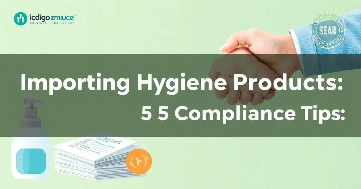 Importação de Produtos de Higiene: 5 Dicas para Conformidade