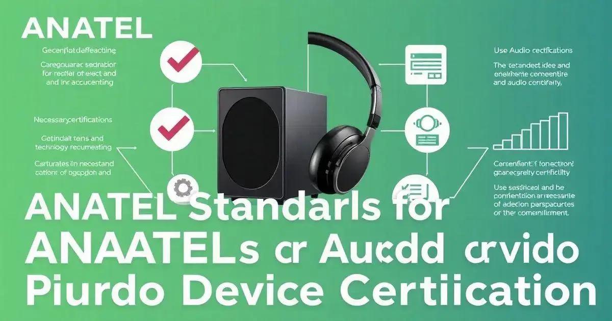 Normas da ANATEL para Homologação de Dispositivos de Áudio