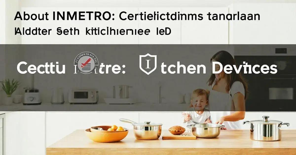 Normas de certificação para dispositivos de cozinha