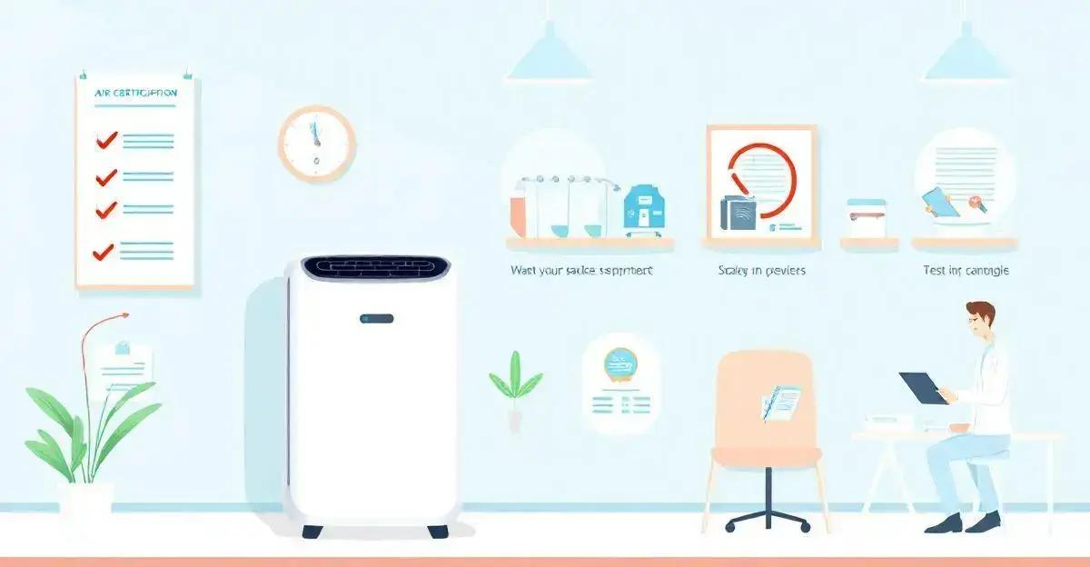 Passo a Passo para Certificação de Purificadores de Ar Portáteis