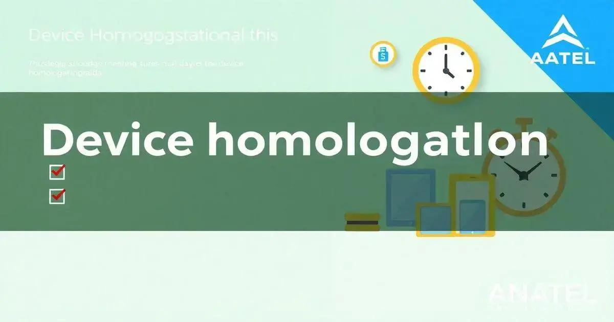 Passo a passo para homologar dispositivos