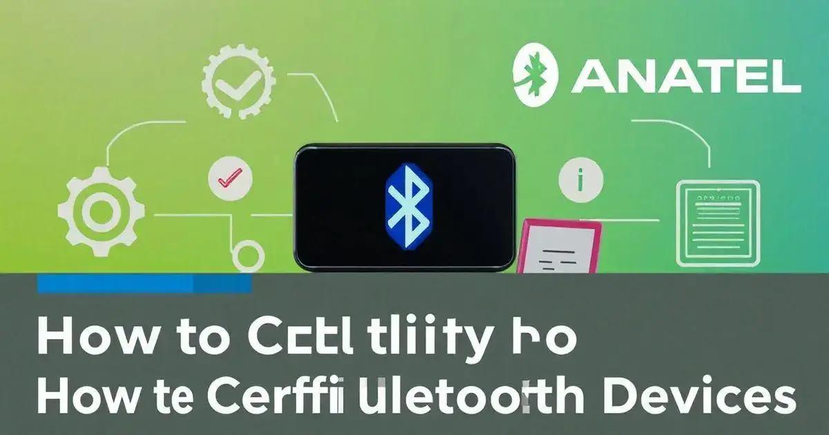 Passos para Certificar Dispositivos Bluetooth