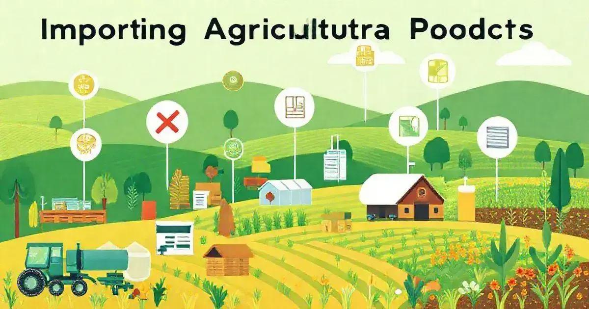 Principais Produtos Importados para Agricultura