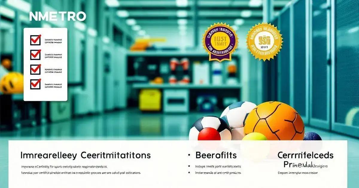 Processo de Certificação de Produtos Esportivos