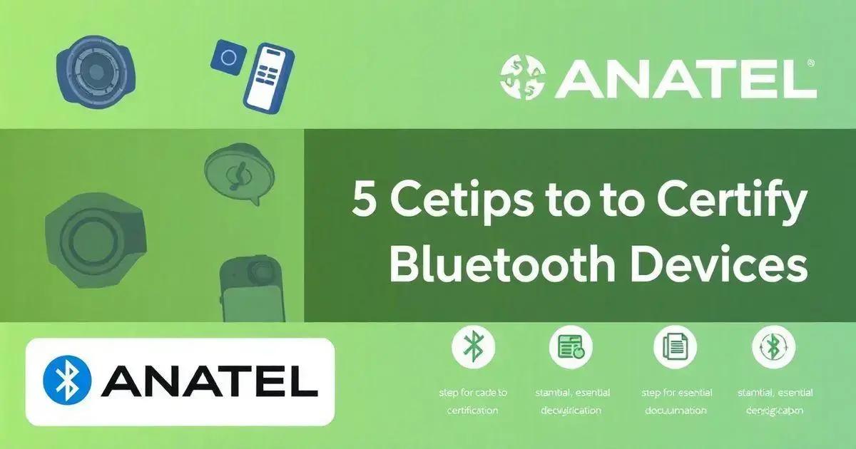 Processo de Certificação para Dispositivos Bluetooth