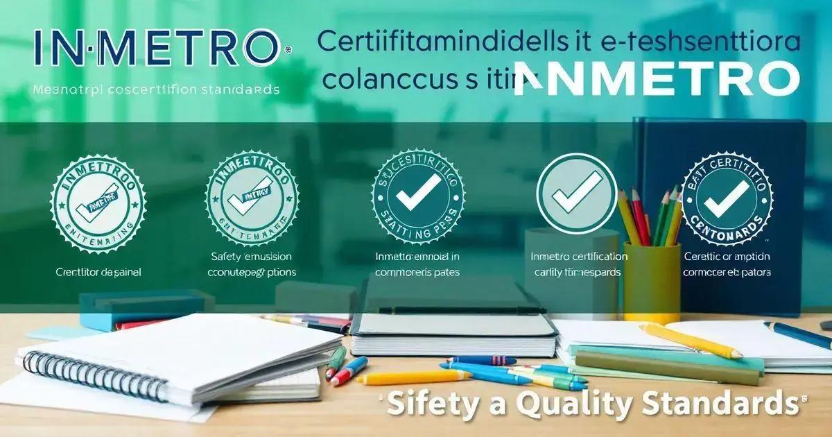 Produtos de papelaria que exigem certificação