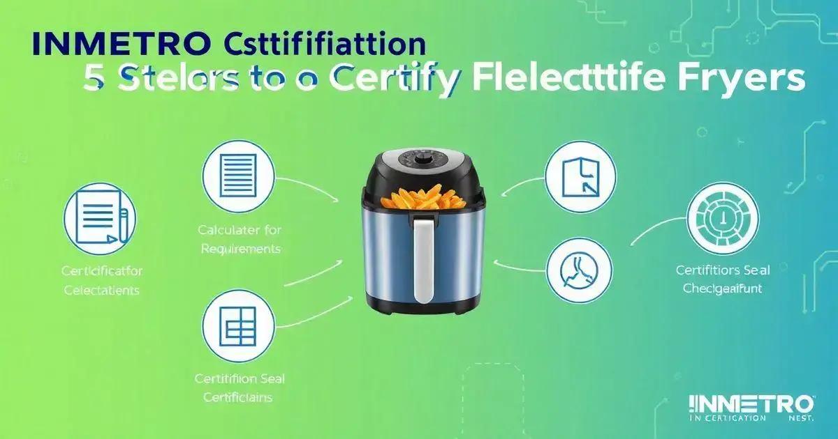 Requisitos para Certificação de Fritadeiras Elétricas