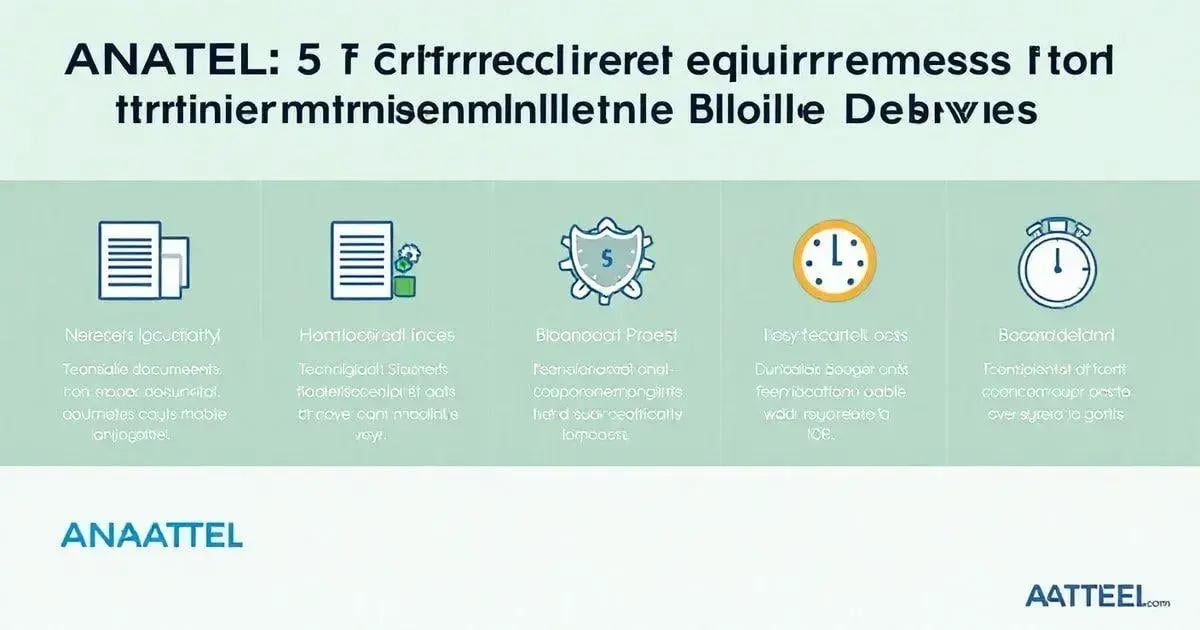 Sobre ANATEL: 5 Exigências Cruciais para Certificação de Dispositivos