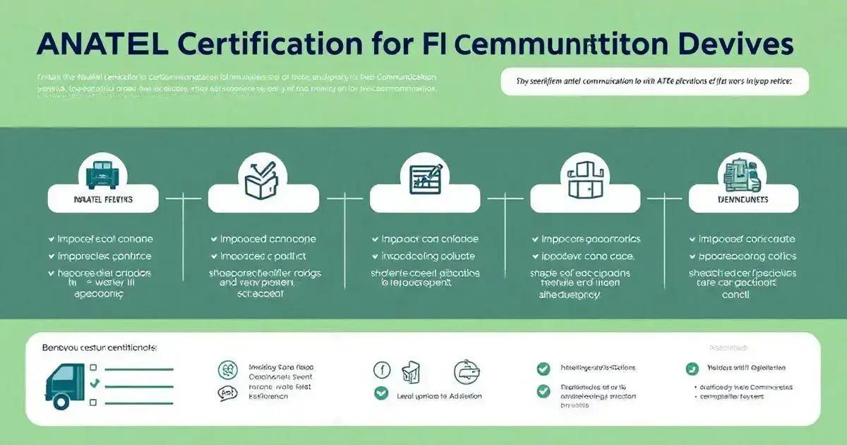 Sobre ANATEL: 5 Passos para Certificação de Dispositivos de Frotas