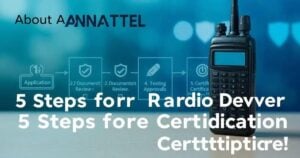 Sobre ANATEL: 5 Passos para Certificação de Dispositivos Rádio