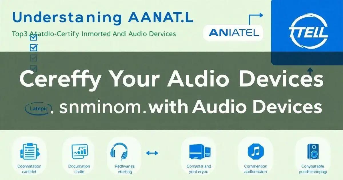 Sobre ANATEL: 5 Passos para Certificar Dispositivos de Áudio Importados