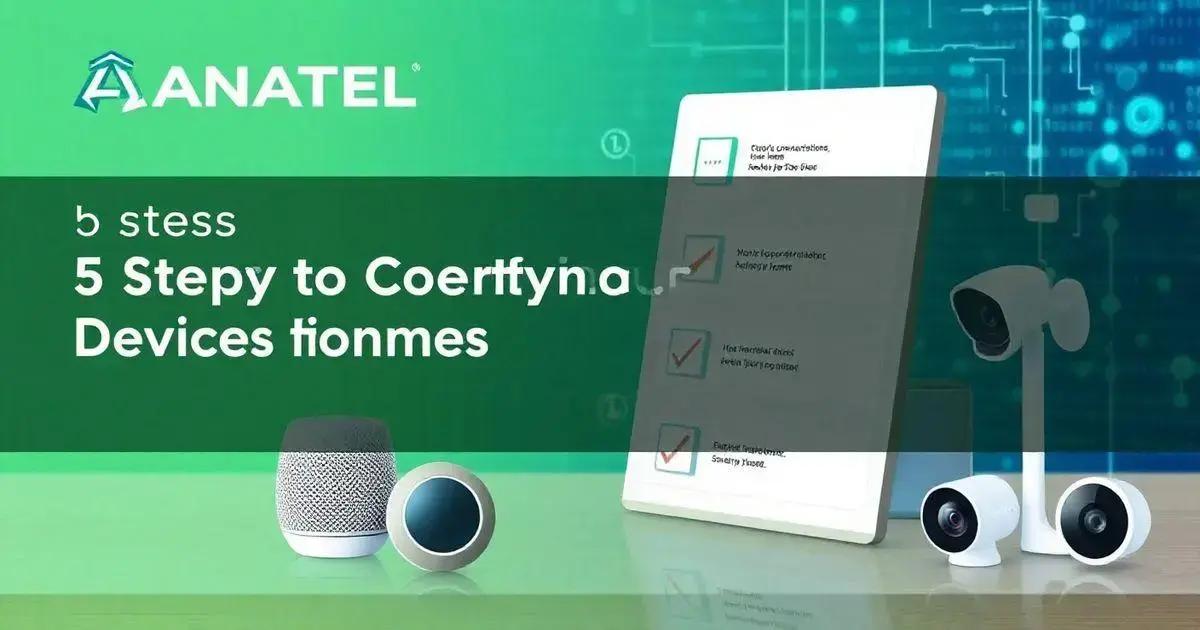 Sobre ANATEL: 5 Passos para Certificar Dispositivos de Comunicação