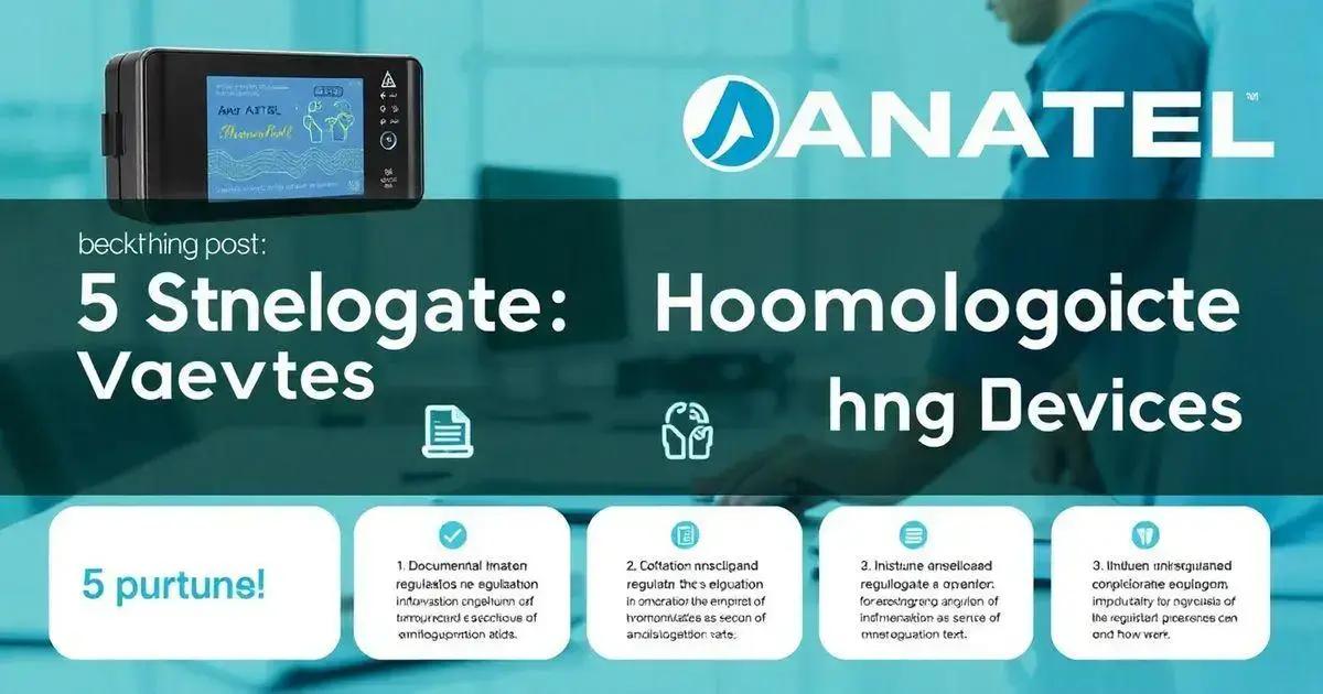 Sobre ANATEL: 5 Passos para Homologar Dispositivos de Monitoramento