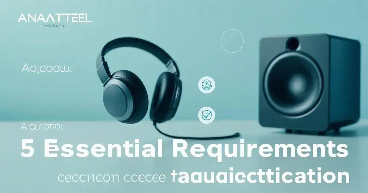 Sobre ANATEL: 5 Requisitos Essenciais para Certificação de Áudio