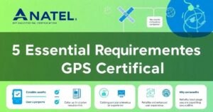 Sobre ANATEL: 5 Requisitos Essenciais para Certificação GPS