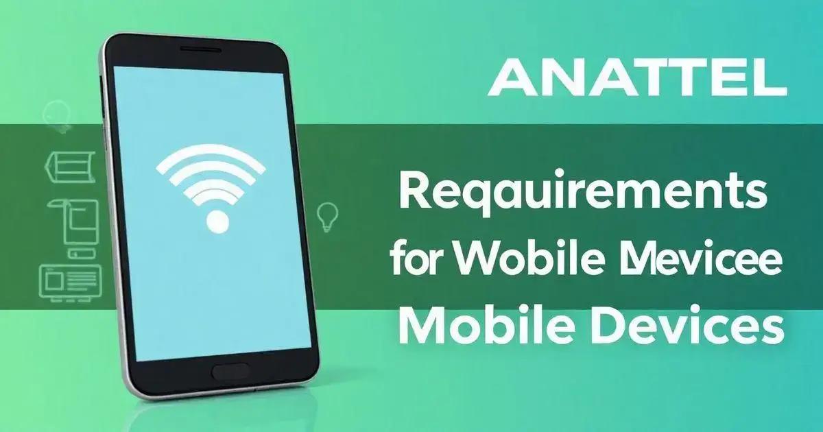 Sobre ANATEL: Exigências para Dispositivos Móveis Wi-Fi
