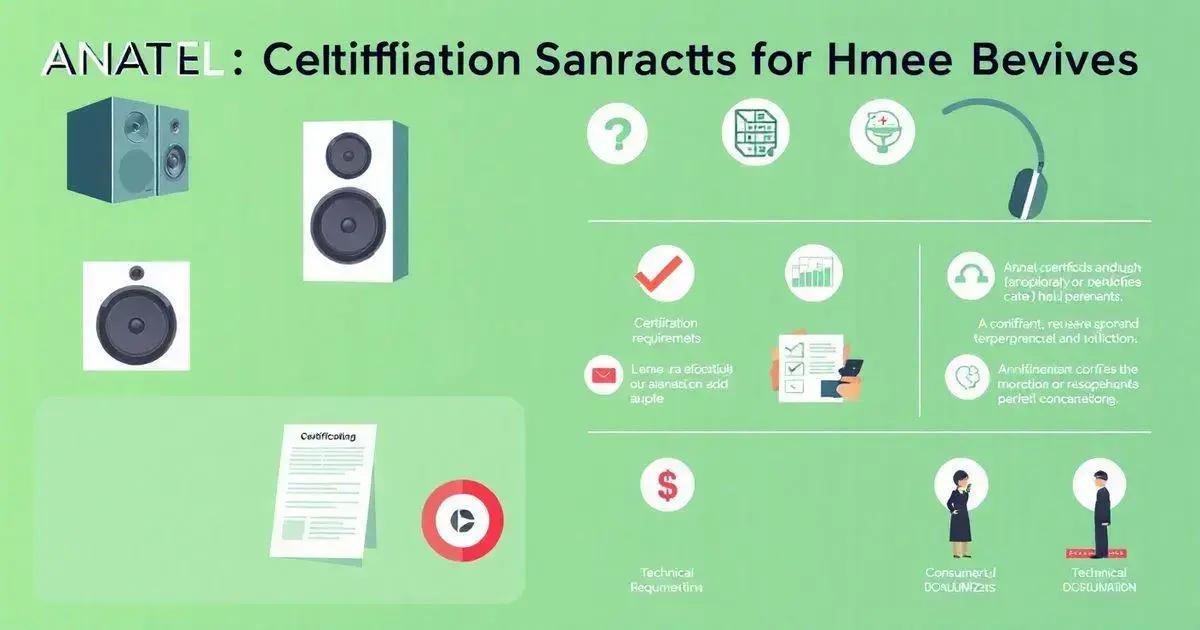 Sobre ANATEL: Normas para Certificação de Dispositivos de Áudio