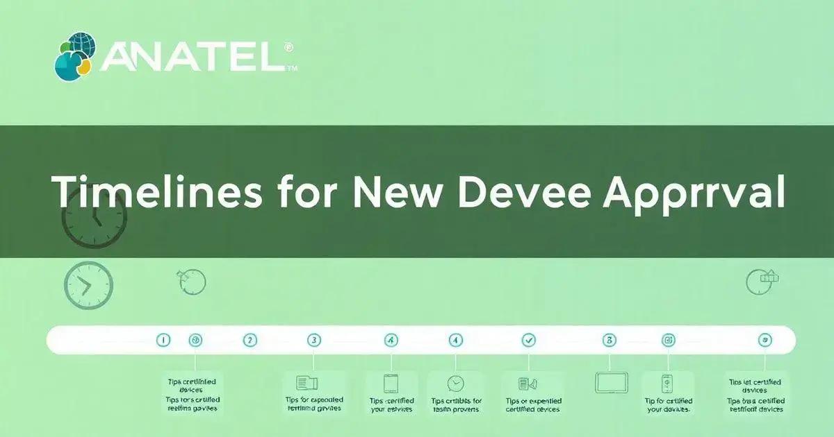 Sobre ANATEL: Prazos para Homologação de Novos Dispositivos