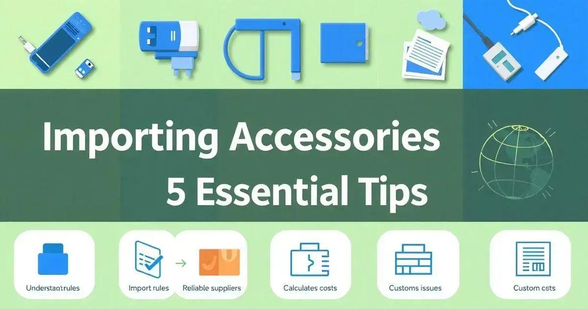 Sobre Importação: 5 Dicas Essenciais para Importar Acessórios