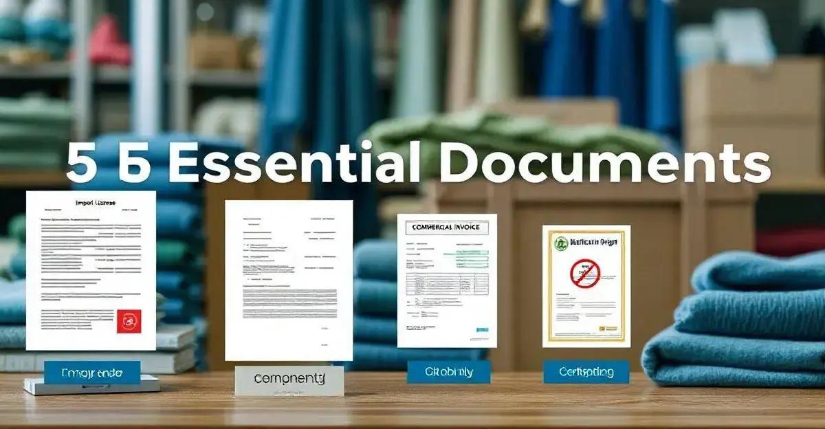 Sobre Importação: 5 Documentos Essenciais para Têxteis