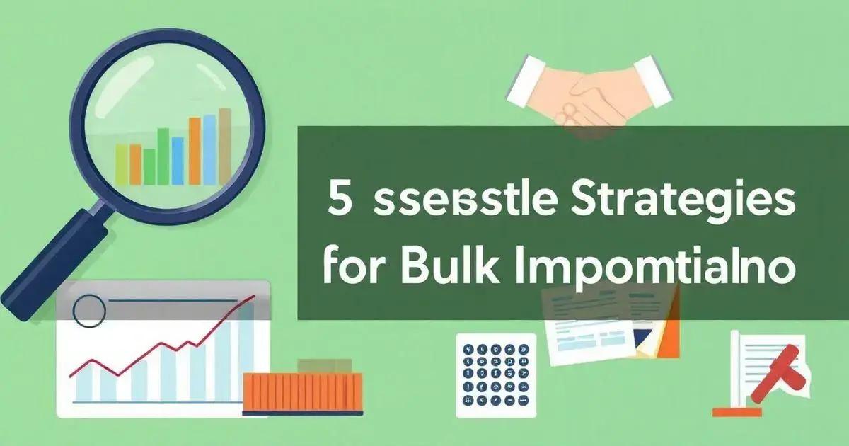 Sobre Importação: 5 Estratégias Essenciais para Importar em Massa