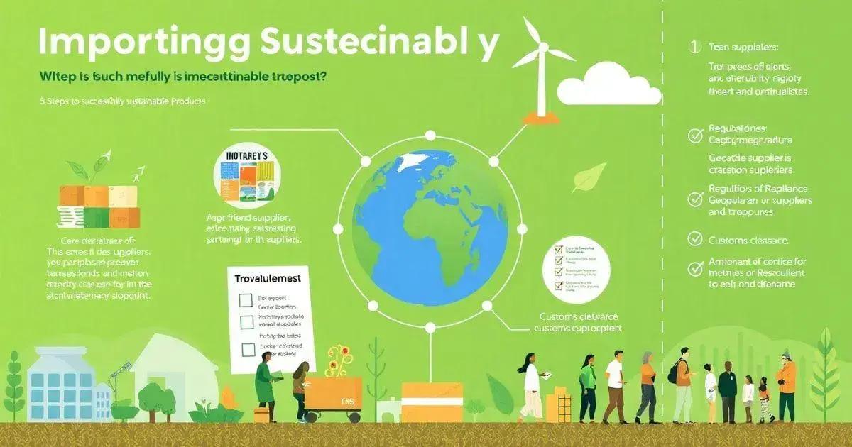 Sobre Importação: 5 Passos para Importar Produtos Sustentáveis com Sucesso