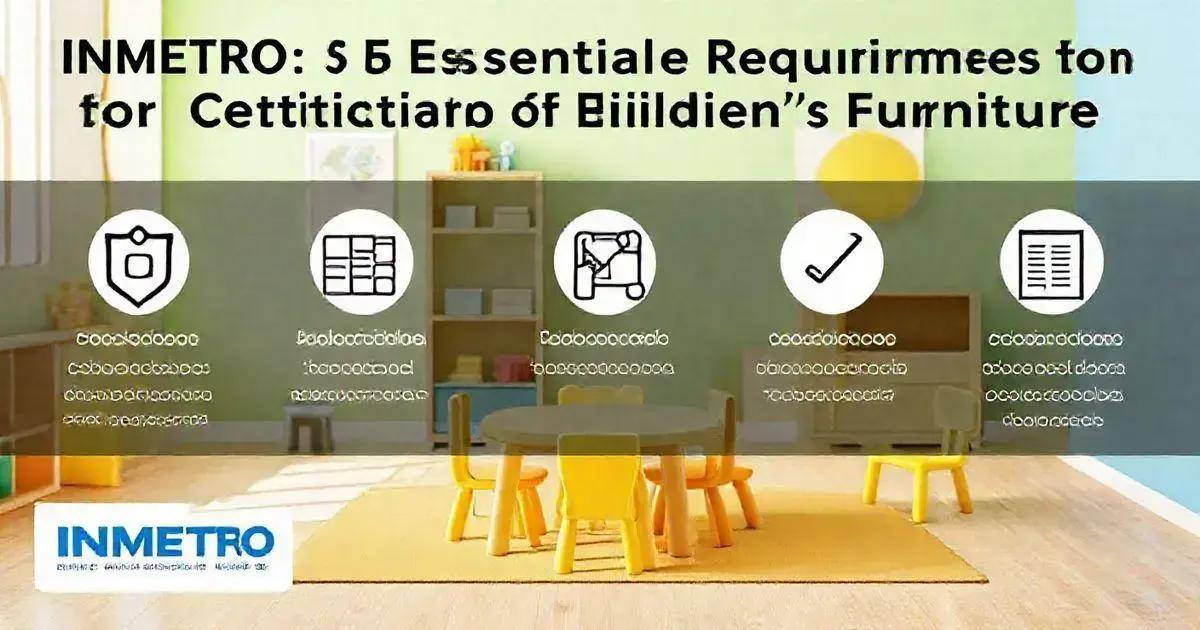 Sobre INMETRO: 5 Exigências Essenciais para Certificação de Móveis Infantis